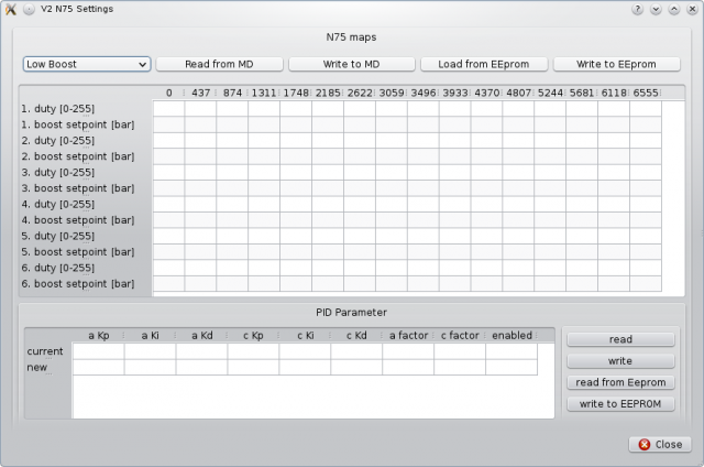 V2 N75 Settings